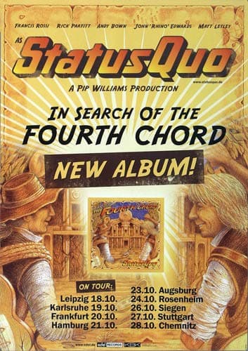 Image of Status Quo - Fourth Chord 2007 - Poster, Concertposter, Concert
