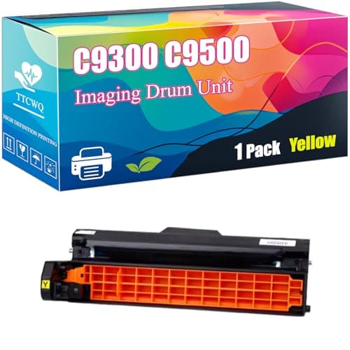 Image of C9300 C9500 Imaging Drum Unit Compatible with Okidata OKI C9300 C9500 Printers, High-Yield Ideal for High-Volume Printing (Yellow)