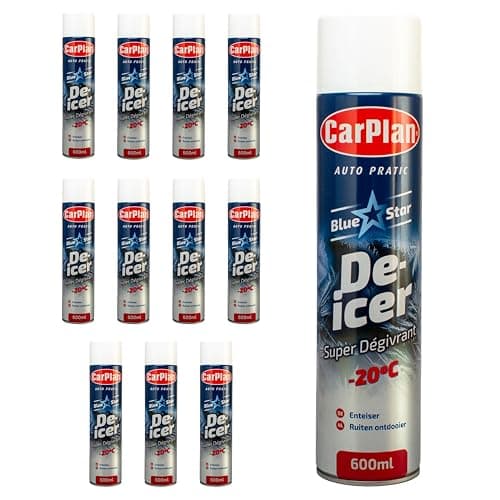 Image of Carplan Bluestar Super Deicer Aerosol 600ml (Pack of 12)