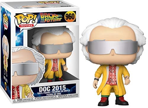 Image of Funko Pop! Movie: Back to the Future - Dr. Emmett Brown - Doc 2015 - Collectable Vinyl Figure - Gift Idea - Official Merchandise - Toys for Kids & Adults - Movies Fans - Model Figure for Collectors