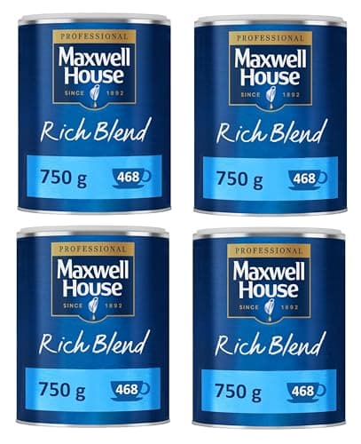 Image of Maxwell House Rich Blend Instant Coffee 750g Tin (Pack of 4)