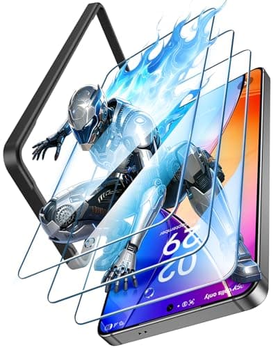 Image of LK 3 Pack for Samsung Galaxy S26 Ultra Screen Protector, HD Clear Tempered Glass Film for S26 Ultra, No Bubbles Anti-Scratch Anti-Shatter, 9H+ Hardness, Support Fingerprint Unlock, Easy Installation