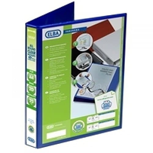 Image of Elba Panorama A4 Presentation Ring Binder, Black, Pack of 6