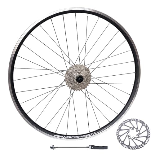 Image of QR 27.5" 650b (ETRTO 584x19) MTB Mountain Bike REAR Wheel + 9 Speed Cassette (11-32t) + 160mm Disc Rotor - Sealed Bearings (6 Bolt) Disc Brake Hub (Very Smooth Hub) - Double Wall - 32x Spokes