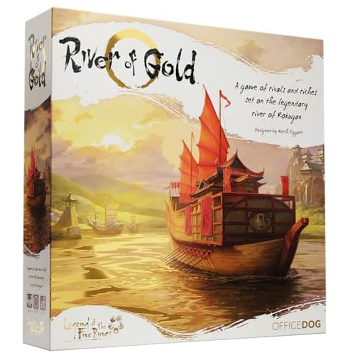 Image of Asmodee River of Gold, Board Game, Ages 14+, 2-4 Players, 60-90 Minutes Playing Time