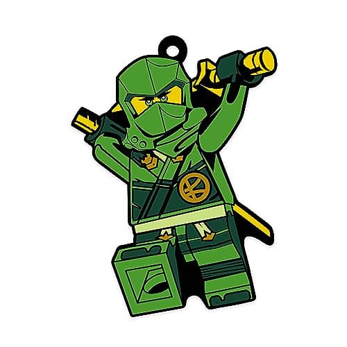 Image of Lego Ninjago Decorative Silicone Fridge Magnet - Lloyd (53348) Non-Toxic Odourless 4" High Magnet for Student Locker or Kitchen Decor