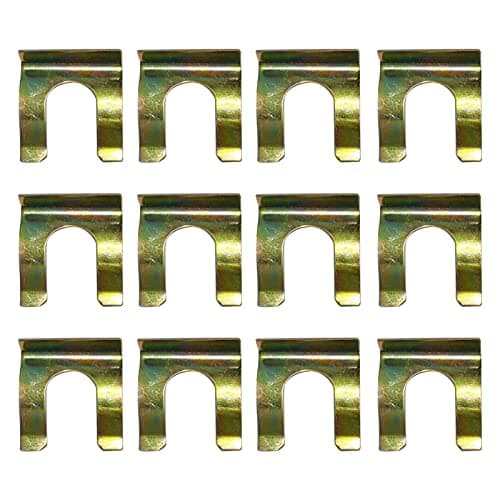 Image of 12pcs Brake Line Clips Metal Brake Line Retainer, U Shaped Steel Replacement Brake Hose Bracket Parking Brake Cable Clip Replacement Hose Retaining Clip, Vehicles Parts(SIZE:13mm)