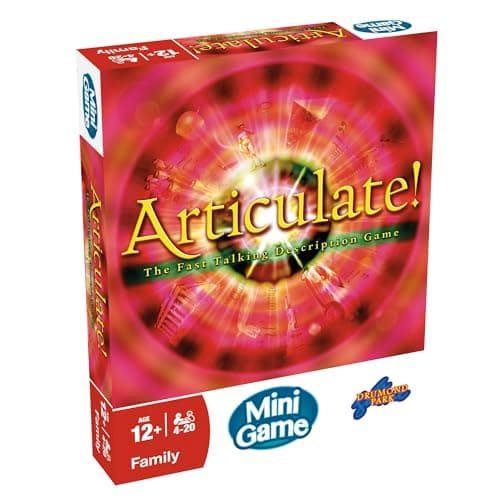 Image of Drumond Park Articulate Mini Game | Compact Party Game for Teens & Adults | Word-Guessing Travel Games | Fun Family Games for Ages 12+, Mutilcolour