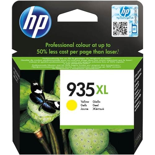 Image of HP 935XL High Capacity Yellow Original Ink Cartridge Page Yield 825 (P/N C2P26AE)
