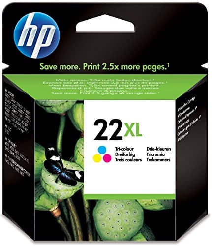 Image of HP C9352CE 22XL High Yield Original Ink Cartridge, Tri-Colour, Single Pack