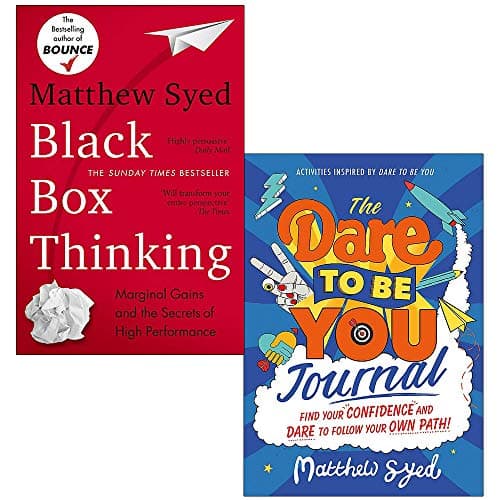 Image of Black Box Thinking & The Dare To Be You Journal By Matthew Syed Collection 2 Books Set