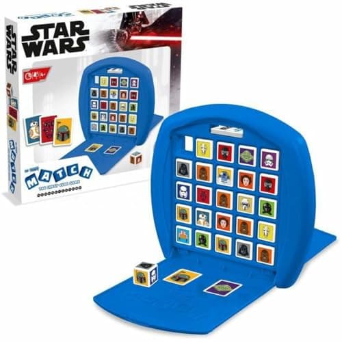 Image of Top Trumps Match Star Wars The Crazy Cube Game, Play with 15 of your favourite characters from Kylo Ren, Boba Fett, Chewbacca, Darth Maul and Stormtroopers, gift and toy for ages 4 plus