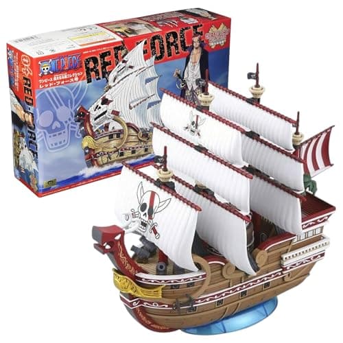 Image of BANDAI SPIRITS Bandai Hobby | Grand Ship Collection One Piece Red Force Model Kit | Easy Snap‑Fit Assembly, No Glue or Paint Required | Official