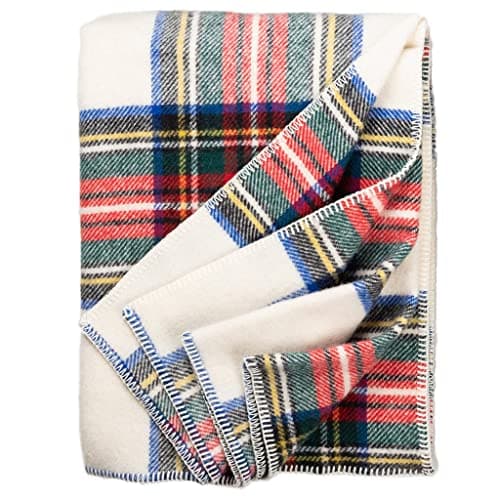 Image of Prince of Scots Highland Tweeds BIG Throw (Dress Stewart)