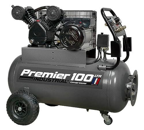 Image of Sealey Sac3103B Compressor 100Ltr Belt Drive 3Hp with Front Control Panel
