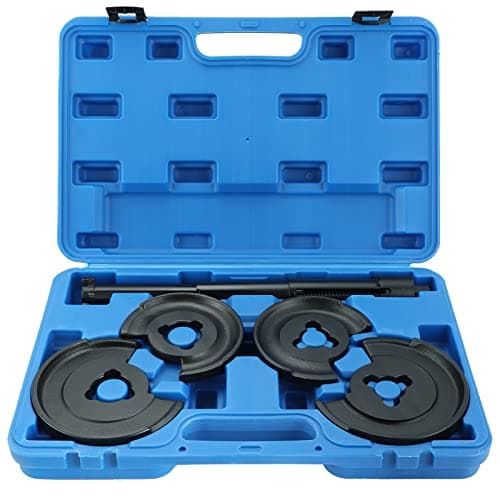 Image of DASBET Suspension Coil Spring Compressor Set 5PCS Front Rear Axle Telescopic Repair Tool Kit Compatible with Mercedes Benz