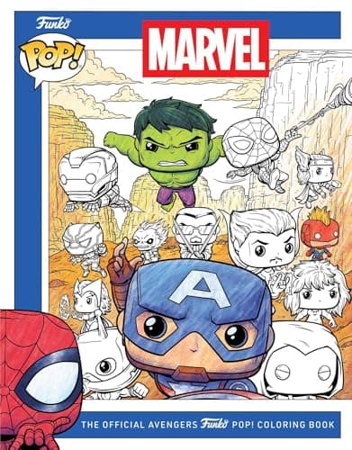 Image of Marvel: The Official Avengers Funko POP! Coloring Book