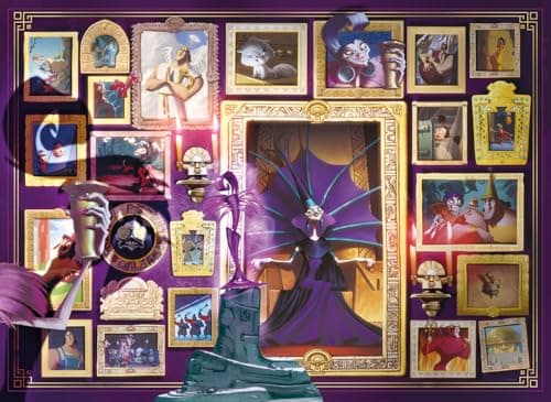 Image of Disney Villainous: Yzma and Figurine 1000 Piece Jigsaw Puzzle for Adults - Every Piece is Unique, Softclick Technology Means Pieces Fit Together Perfectly