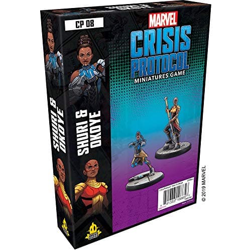Image of Atomic Mass Games | Marvel Crisis Protocol: Character Pack: Shuri and Okoye | Miniatures Game | Ages 10+ | 2+ Players | 45 Minutes Playing Time