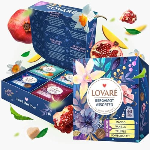 Image of Lovare Bergamot Assorted Tea Bags 64g (Pack of 2)