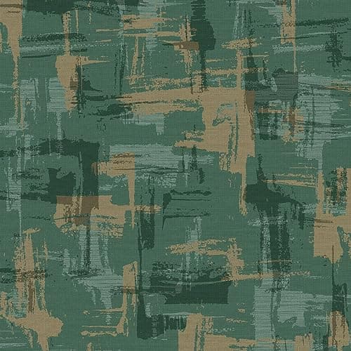 Image of Holden Decor Abstract Geo Green Wallpaper 13561 - Metallic Painting Texture