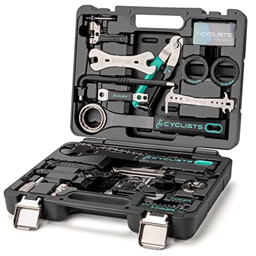 Image of 27-Piece Bike Tool Kit - Mountain/Road Bike Repair Kit with Storage Case