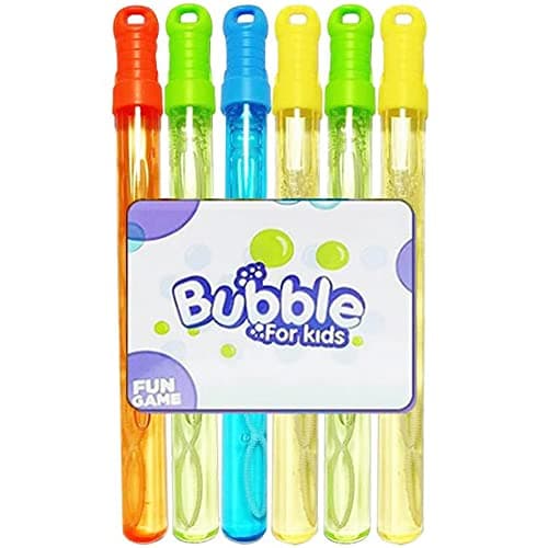 Image of Ram® 6 x Giant Bubble Wand Sword Kids Childrens Bubble Maker Sticks Garden Party Toy 700ML