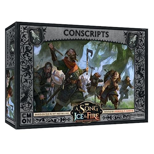 Image of Cool Mini or Not - A Song of Ice and Fire: Night's Watch Conscripts Unit Expansion - Miniature Game
