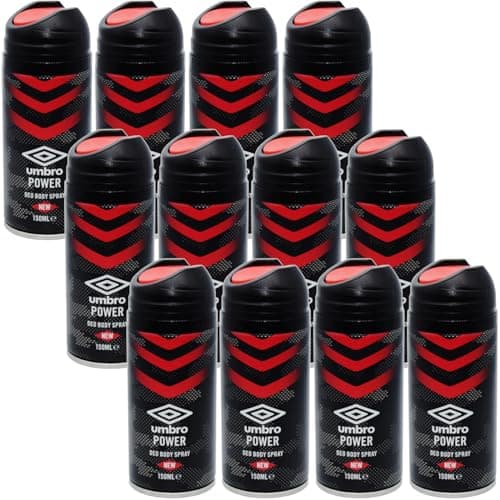 Image of Umbro Power Deodorant Body Spray - 150ml - (12 Pack) - (With A FREE Fridge Magnet)