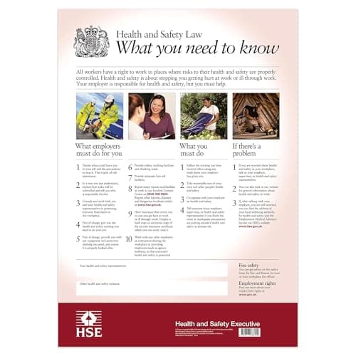 Image of Seco PVC A2 Health & Safety Poster Sign – HSE Workplace Safety Information Notice - 420 x 594mm, 0.5mm