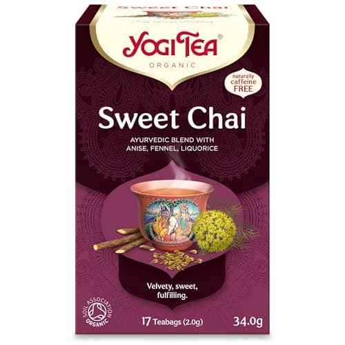 Image of YOGI TEAS - AYURVEDIC Organic Sweet Chai Tea 17bags (PACK OF 1)