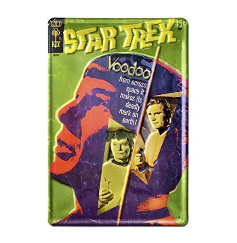 Image of Logoshirt® Star Trek I Spock I Voodoo I Tin plaque I Tin plate sign I Retro I 3D Embossing I 20x30 cm I Licensed original design