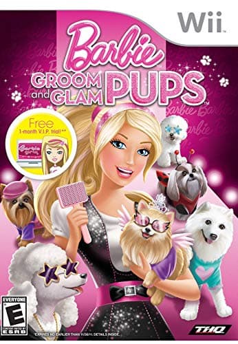 Image of Barbie Groom And Glam Pups - Nintendo Wii (Renewed)