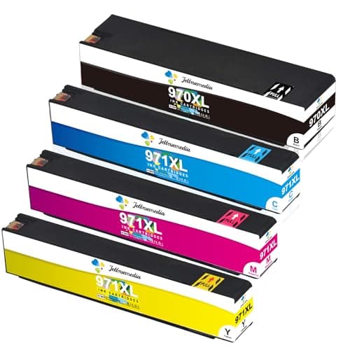 Image of 970XL 971XL Ink Cartridges Replacement for HP 970 XL 971 XL Ink Cartridge Compatible with HP Officejet Pro X476dw X451dw X576dw X551dw X451dn X476dn X576dn (4pack)