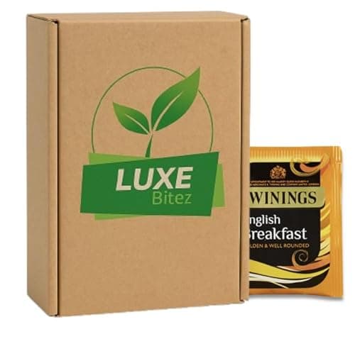 Image of 50 x English Breakfast Black Tea Individually Wrapped Tea Sachets Envelopes | Compatible For Twinings By Luxe Bitez