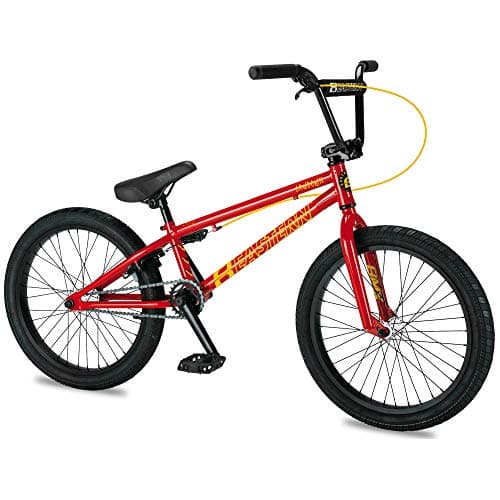 Image of Eastern Bikes Lowdown 20-Inch BMX Bike – Hi-Tensile Steel Frame, Freestyle Stunt Bike for Kids, Teens & Adults – Beginner-Friendly, Durable for Street, Urban & Park Riding. (Red)