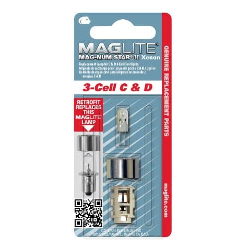Image of Maglite - LMXA301 Xenon White Star Bulb 3 Cell - MGLLMXA301