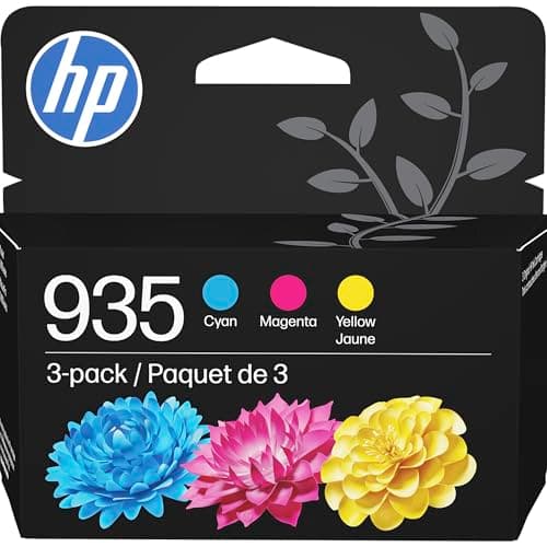 Image of HP 935 Cyan, Magenta, Yellow Ink Cartridges (3-pack) | Works OfficeJet 6810; OfficeJet Pro 6230, 6830 Series | N9H65FN