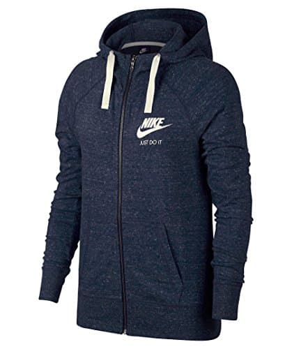 Image of NIKE W NSW Gym VNTG Hoodie FZ Sweatshirt,Women, womens, grey, XS