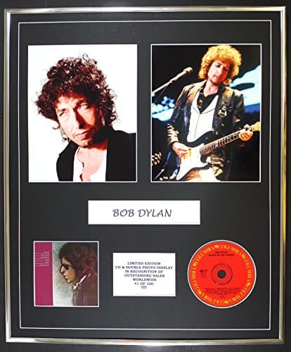 Image of CD & DOUBLE PHOTO DISPLAY BOB DYLAN LTD. EDITION/COA/BLOOD ON THE TRACKS