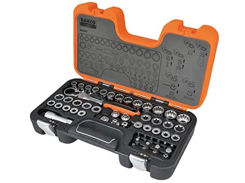Image of Bahco S530T 53 Piece Pass-Through/Go Thru Multi-Drive Metric Ratchet Socket Set