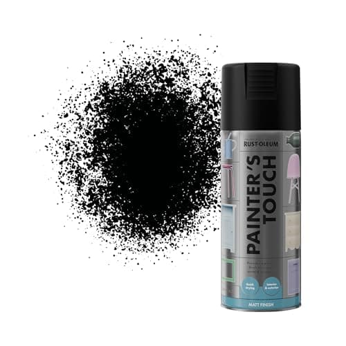 Image of Rust-Oleum 400ml Painter's Touch Spray Paint Aerosol - Matt Black
