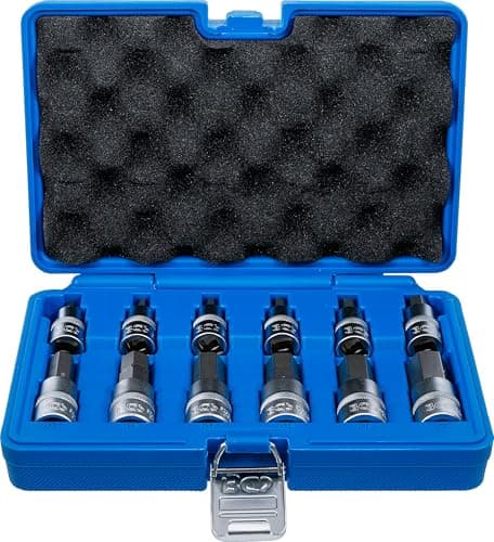 Image of BGS 5052 | Bit Socket Set | 12.5 mm (1/2") Drive | internal Hexagon 5 - 22 mm | 12 pcs.