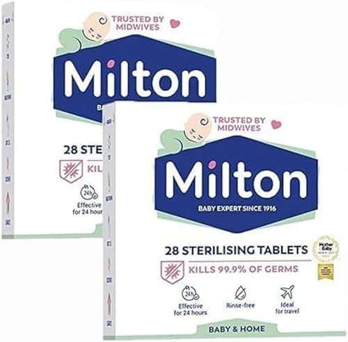 Image of MiltonBaby Sterilising 28 Tablets Pack of 2 with Welari Thank You Card | (2pack) (56tabs)