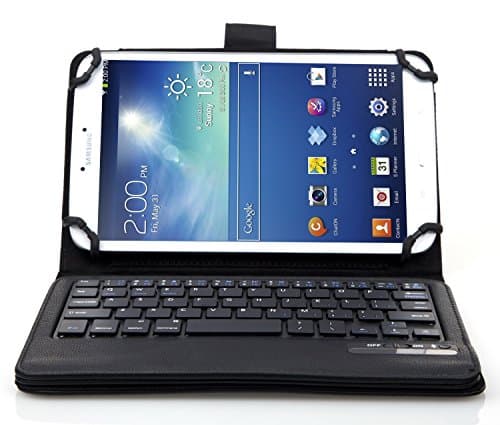 Image of Acer Iconia One 8 B1-820 8-Inch Keyboard - IVSO Removable Bluetooth Keyboard Case for Acer Iconia One 8 B1-820 Tablet (Black)