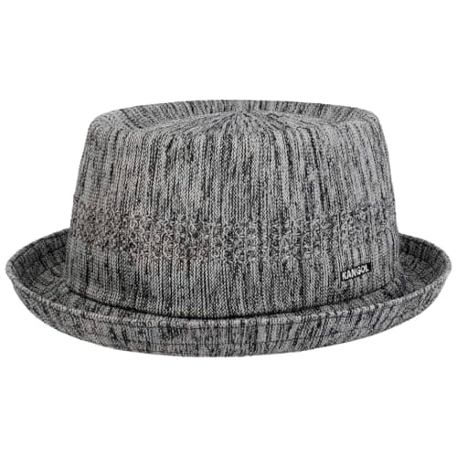 Image of Kangol Color Burst Mowbray Pork Pie Cloth Hat by Women/Men - Sun Spring-Summer Summer - XL (60-61 cm) Black
