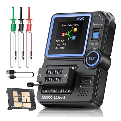 Image of Jadeshay Transistor Tester Multifunctional, Component Tester ESR Meter for LCR MOS PNP NPN ESR Electronic Component Test