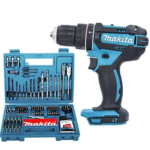 Image of Makita DHP482 18V LXT Combi Drill with B-53811 100Pcs Drill & Screwdriver Set