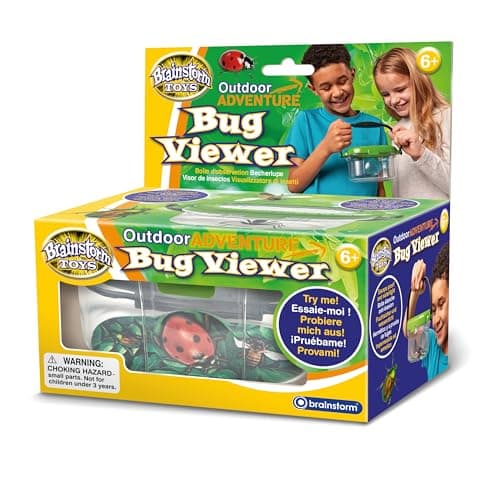 Image of Brainstorm Toys Outdoor Adventure Bug Viewer – 2.3x Magnification Insect Viewer, Perfect for Nature Exploration and Outdoor Fun for Kids