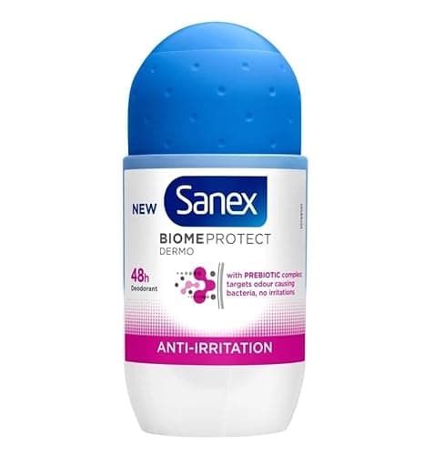 Image of Sanex Biome Protect Dermo Anti-Irritation Deo Roller - 6 x 50 ml